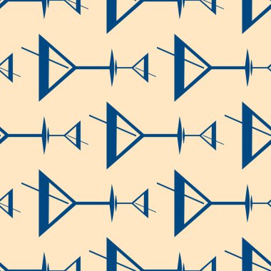 Tropik kokteyller desen, renkli kesintisiz vektör çizim