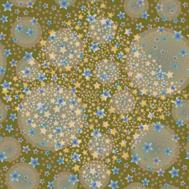 soyut geometrik renkli seamless modeli yıldız ile. Vektör çizim 