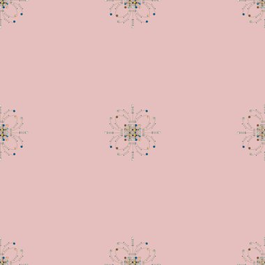 Vintage seamless modeli, vektör çizim 