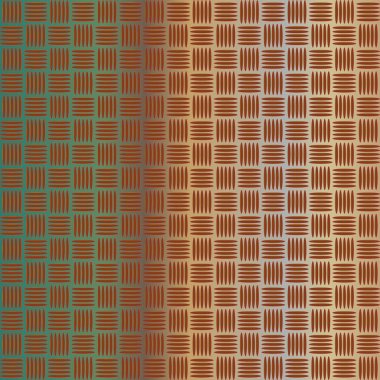 Oluklu demir doku, paslanmaz çelik desen, vektör çizim 