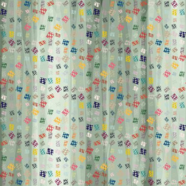 soyut geometrik renkli Dikişsiz desen arka plan için vektör çizim