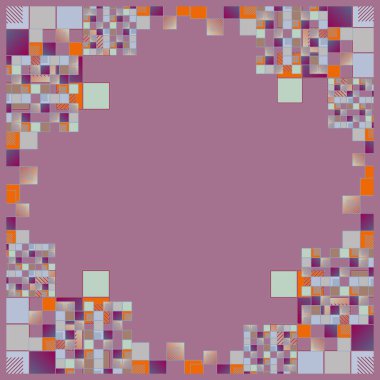 grafik küpleri ve kareler arka plan, sorunsuz tasarlamak vektör çizim 