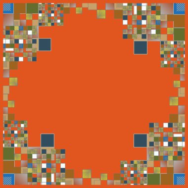 grafik küpleri ve kareler arka plan, sorunsuz tasarlamak vektör çizim 