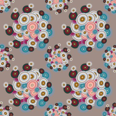 soyut geometrik renkli Dikişsiz desen arka plan için vektör çizim