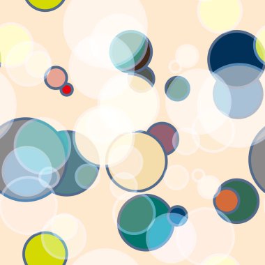 Daireler ile sorunsuz arka plan