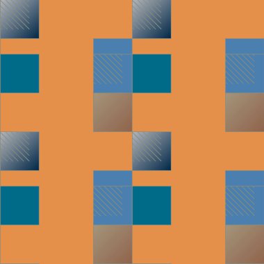 grafik küpleri ve kareler arka plan, sorunsuz tasarlamak vektör çizim 