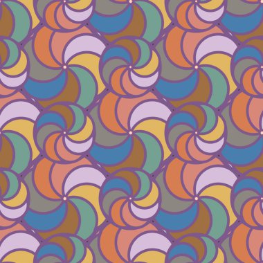 soyut geometrik renk desenli vektör çizimi