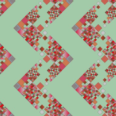 grafik küpleri ve kareler arka plan, sorunsuz tasarlamak vektör çizim 