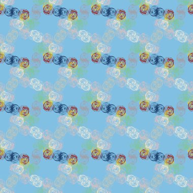 Soyut geometrik renkli seamless modeli, arka plan