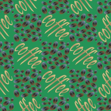 Kahve çekirdekleri arkaplansız.