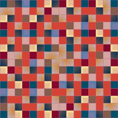 grafik küpleri ve kareler arka plan, sorunsuz tasarlamak vektör çizim 