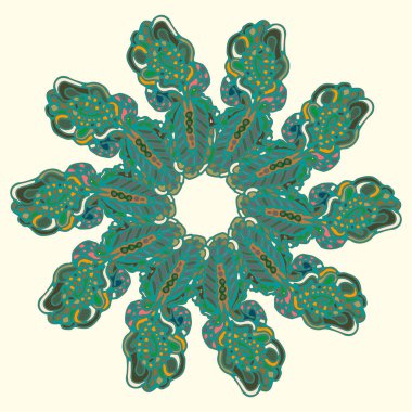 Stil zentangle yeni simetrik mandala doodle ile sanat esin kaynağı oldu. Duvar kağıdı, desen dolgularını, web sayfaları, yüzey dokuları için dekoratif nesne-ebilmek var olmak kullanılmış.