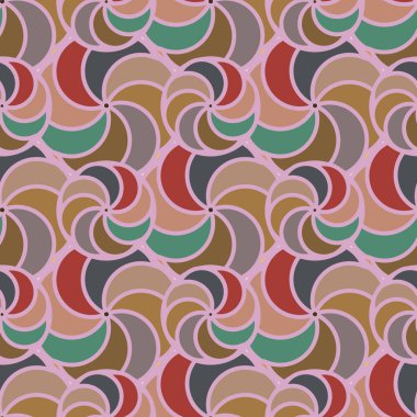 soyut geometrik renk desenli vektör çizimi