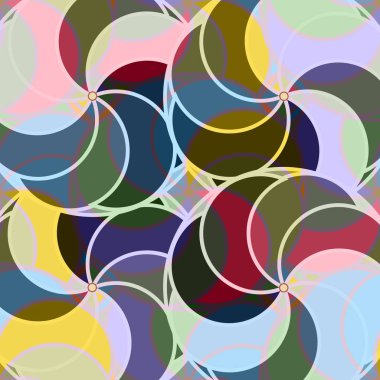 soyut geometrik renk desenli vektör çizimi