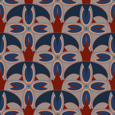 Sorunsuz çiçek desenli arka plan.