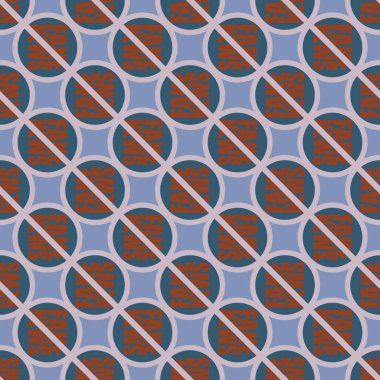 Logo sahte haberlerle kavramsal seamless modeli. İnsanlığın küresel sorunlar. Vektör çizim