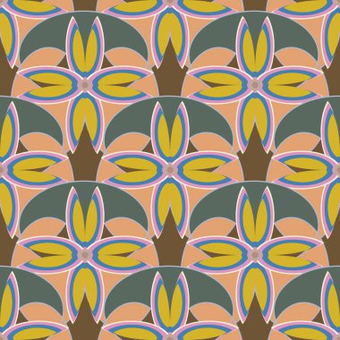 Sorunsuz çiçek desenli arka plan.