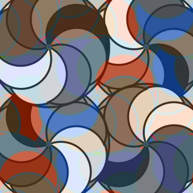 soyut geometrik renk desenli vektör çizimi