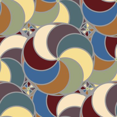 soyut geometrik renk desenli vektör çizimi