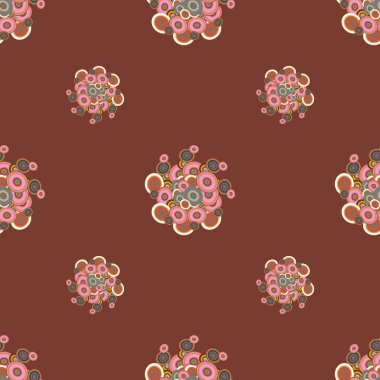 soyut geometrik renkli Dikişsiz desen arka plan için vektör çizim