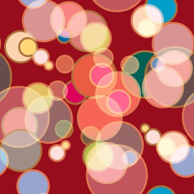 Daireler ile sorunsuz arka plan