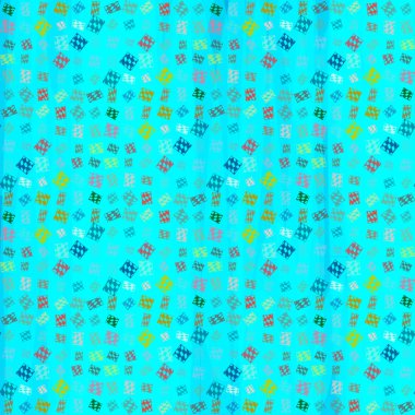 soyut geometrik renkli Dikişsiz desen arka plan için vektör çizim