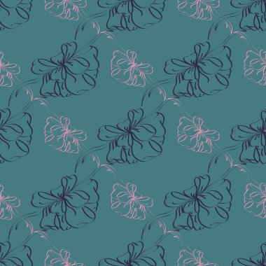 Renkli Yay ve kurdeleler sorunsuz desenli arka.