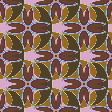 Sorunsuz çiçek desenli arka plan.