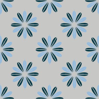  arka plan için çiçekli soyut geometrik seamless modeli