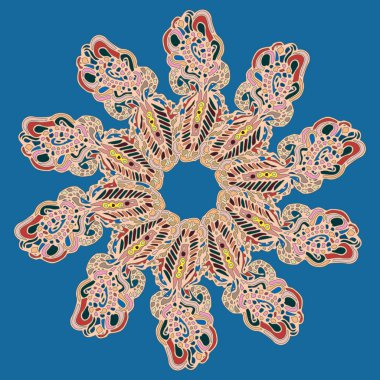 Stil zentangle yeni simetrik mandala doodle ile sanat esin kaynağı oldu. Duvar kağıdı, desen dolgularını, web sayfaları, yüzey dokuları için dekoratif nesne-ebilmek var olmak kullanılmış.