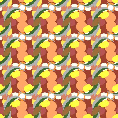 soyut geometrik renkli Dikişsiz desen arka plan için vektör çizim