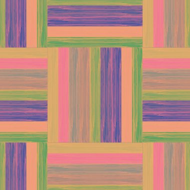 Dekoratif renkli kesintisiz vektör Resepsiyon ahşap desen