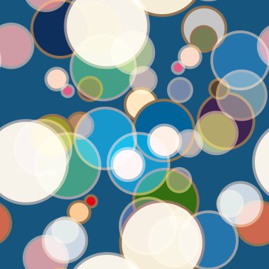 Daireler ile sorunsuz arka plan