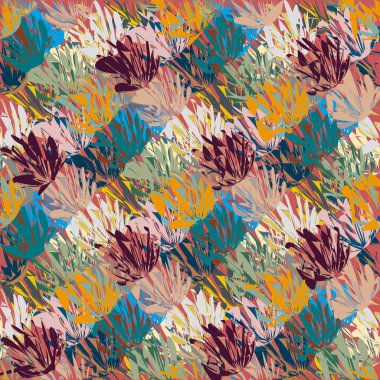 soyut dikişsiz desen, vektör illüstrasyonu