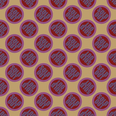 Dikişsiz desen, vektör çizim sattı