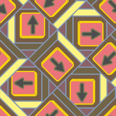 Kot düğmeleri Dikişsiz desen vektör çizim ile 