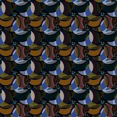 soyut geometrik renk desenli vektör çizimi