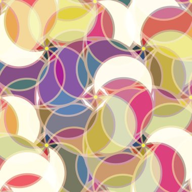 soyut geometrik renk desenli vektör çizimi