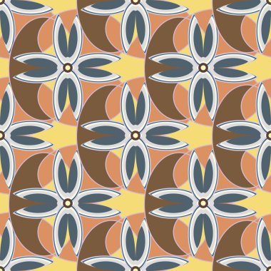 Sorunsuz çiçek desenli arka plan.