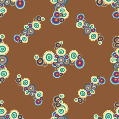 soyut geometrik renkli Dikişsiz desen arka plan için vektör çizim