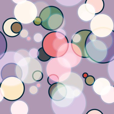 Daireler ile sorunsuz arka plan