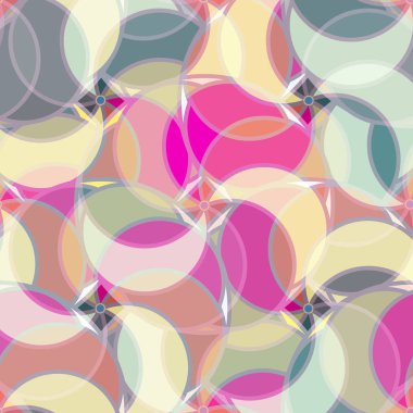 soyut geometrik renk desenli vektör çizimi