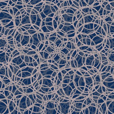 vektör çizim arka planı için daireler ile seamless modeli   