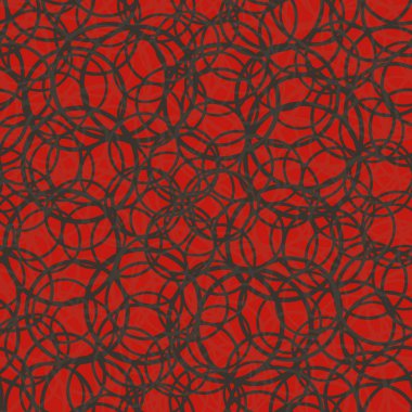 vektör çizim arka planı için daireler ile seamless modeli   