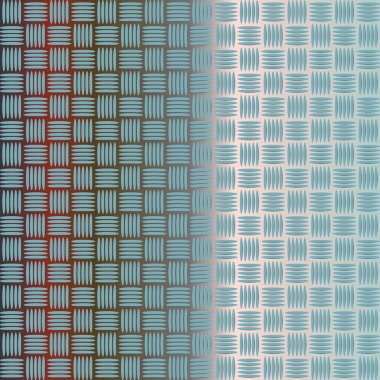 parlayan oluklu demir doku, paslanmaz çelik desen, vektör çizim 