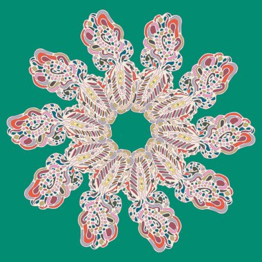 Stil zentangle yeni simetrik mandala doodle ile sanat esin kaynağı oldu. Duvar kağıdı, desen dolgularını, web sayfaları, yüzey dokuları için dekoratif nesne-ebilmek var olmak kullanılmış.