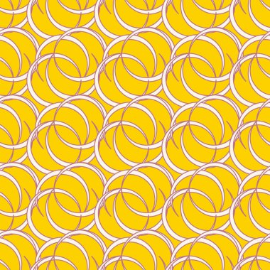 vektör çizim arka planı için daireler ile seamless modeli   