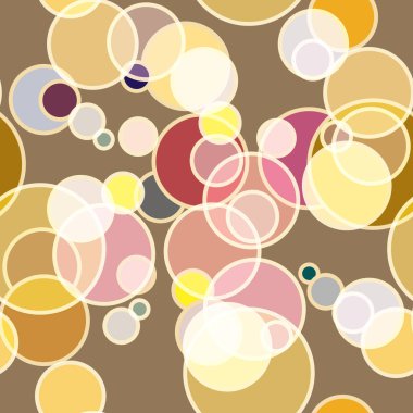 Daireler ile sorunsuz arka plan