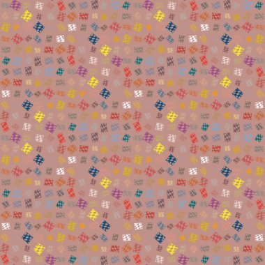 soyut geometrik renkli Dikişsiz desen arka plan için vektör çizim