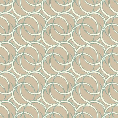 vektör çizim arka planı için daireler ile seamless modeli   